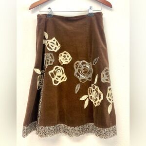 A-line Corduroy skirt. One of a kind.